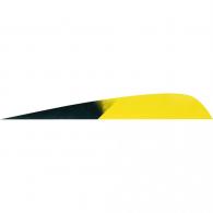 Gateway Parabolic Feathers Kuro Fluorescent Yellow 4 in. Left Wing 50 pk. - 400LPKFY-50