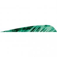 Gateway Parabolic Feathers Tre Green 4 in. Left Wing 50 pk. - 400LPTGN-50