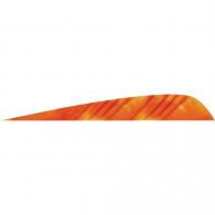 Gateway Parabolic Feathers Tre White/Orange 4 in. Left Wing 50 pk. - 400LPTWO-50