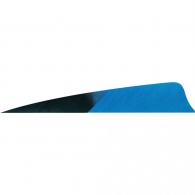 Gateway Shield Cut Feathers Kuro Denim 4 in. Left Wing 50 pk. - 400LSKDN-50