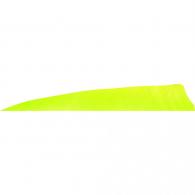 Gateway Shield Cut Feathers Lemon Lime 4 in. Left Wing 50 pk. - 400LSSLL-50