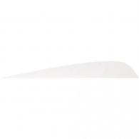 Gateway Parabolic Feathers Fluorescent White 4 in. Right Wing 50 pk. - 400RPSFW-50