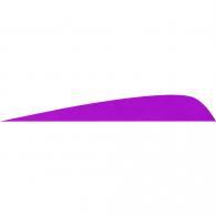 Gateway Parabolic Feathers Purple 4 in. Right Wing 50 pk. - 400RPSPP-50