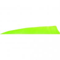 Gateway Shield Cut Feathers Chartreuse 4 in. Right Wing 50 pk. - 400RSSCH-50