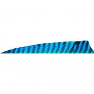 Gateway Shield Cut Feathers Barred Blue 4 in. Right Wing 50 pk. - 400RSBBL-50