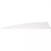 Gateway Shield Cut Feathers Fluorescent White 4 in. Right Wing 50 pk. - 400RSSFW-50