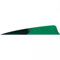 Gateway Shield Cut Feathers Kuru Green 4 in. Right Wing 50 pk. - 400RSKGN-50