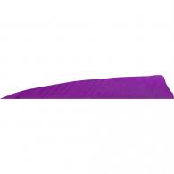 Gateway Shield Cut Feathers Purple 4 in. Right Wing 50 pk. - 400RSSPP-50