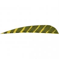 Gateway Barred Feathers Yellow 4 in. Right Wing 50 pk. - 400RPBYL-50