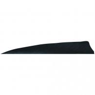 Gateway Shield Cut Feathers Black 4 in. Right Wing 100 Pk. - 400RSSBK-100