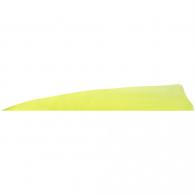 Gateway Shield Cut Feathers Fluorescent Yellow 4 in. Right Wing 100 Pk. - 400RSSFY-100