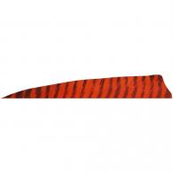 Gateway Shield Cut Feathers Barred Red 4 in. Right Wing 100 Pk. - 400RSBRD-100