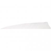 Gateway Shield Cut Feathers White 5 in. Right Wing 100 Pk. - 500RSSFW-100