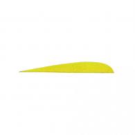 Gateway Parabolic Feathers Neon Yellow 4 in. Right Wing 100 pk. - 400RPSFY-100