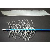 Trueflight Spiral Wrap Flu-Flu Feathers White RW 100 pk. - 17001