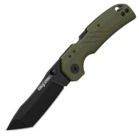 Cold Steel 3in Engage Tanto 4116SS Black Stonewash Olive Drab Green GFN - CS-FL-30DPLT-BG