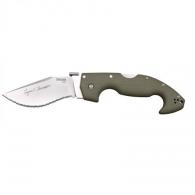 Cold Steel LynnThompson Sig Spartan 4.5in Serrated S35Vn Olive Drab Green - CS-21STAA