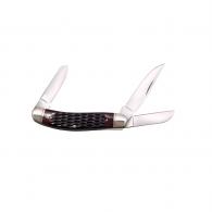 Cold Steel Gentlemans Stockman 3.75inw 3 Blades Jigged Bone - CS-FL-GSTKM-J
