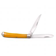 Cold Steel Trapper Knife 4.125in w 8Cr13Mov Blade YellowBone - CS-FL-TRPR-Y