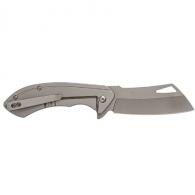 Smiths Titania Cleaver Folder 3.26 in Blade Titanium Handle - 51141