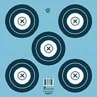 Maple Leaf Target Face NFAA Indoor 5-Spot 100 pk. - NFI-2T