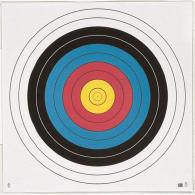 Maple Leaf Target Face FITA 10-Ring 80 cm. 12 pk. - TA-80