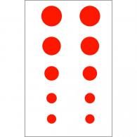 Gunstar Colossal Dots Set Orange