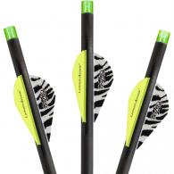 Lumenok Carbon Crossbow Bolts 20 in. Green Flat Nocks 3 pk. - BECF3G