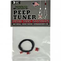 Bowmar Peep Tuner Red - PT-RED