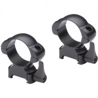 Nikko Stirling Diamond Steel Scope Rings 1 in. Low Quick Release - NSMQR1WL