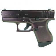 G43 SUB COMPACT 9MM 3.4"" 2/6RD Simmering Razorback - UI4350201RBG