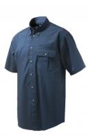 Beretta TM Short Sleeve Shooting Shirt  Blue Total Eclipse Large - LU831T15340504L