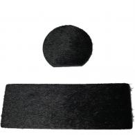 Cir-Cut Traditional Rest Kit Black Calf Hair 2 pc. - CF-01-R