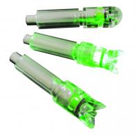 GWS Lighted Crossbow Nocks Green 3 pk. - 73000