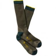 Lacrosse Men's Merino Midweight Socks Crew OD Green Large - 913322-L