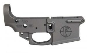 FOSTECH LOWER AR15 STRIPPED NO LPK TUNGSTEN - FOSG6100TUN