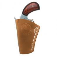 North American Arms Inside Pant Holster, Brown Leather, Metal Clip - HIP-AFBR-M