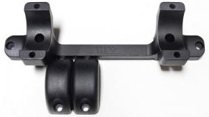 DNZ Scope Mount, T/C Venture, 1" High Rings, Long Action, Black - 11112