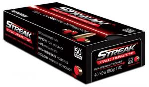 Streak 40 S&W 180gr TMC RED Tracer 50rd - 40180TMC-STRK-RED-50 Streak 40 S&W 180gr TMC RED Tracer 50rd - 40180TMC-STRK-RED-50