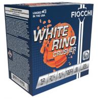 White Rino 12 GA 2 3/4" 1 1/8oz Crshr #8 - 12WRCRS8 White Rino 12 GA 2 3/4" 1 1/8oz Crshr #8 - 12WRCRS8