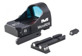 Meprolight MicroRDS Red Dot Micro Sight With Canik TP Quick Detach Adapter and Backup Sights - 88070511