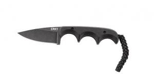 CRKT Minimalist Black Drop Point Knife (2.16" Stonewash)