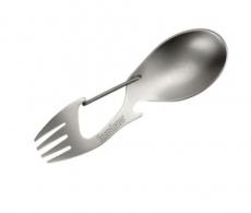 Kershaw Ration Combination Eating Utensil Fork/Spoon/Bottle Opener 3Cr13 Steel Bead-blasted Finish - \\\'\\\'