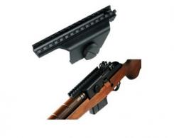 Leapers UTG Deluxe New Generation M1A 4 Point Picatinny Style Mount Aluminum Black - MNT-914V2