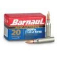 BARNAUL 308 WIN 168gr FMJ steel polycoated 500rd case