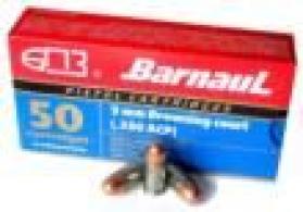 BARNAUL 380 Auto 94gr FMJ steel polycoated 1000rd case