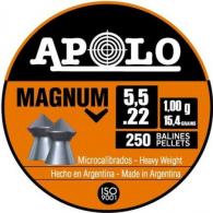 Hatsan Apolo Magnum Air Rifle Pellets 22 Cal 15.4 gr 250/ct - E13003 Hatsan Apolo Magnum Air Rifle Pellets 22 Cal 15.4 gr 250/ct - E13003