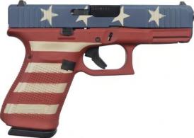 Glock 19 Gen5 9mm 4.02" Old Glory Cerakote Finish 15+1 - ACG57080 Glock 19 Gen5 9mm 4.02" Old Glory Cerakote Finish 15+1 - ACG57080