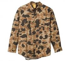 Browning Wasatch-CB Shirt Button-Front 2 Pocket Vintage Tan Camo S - 3017801201