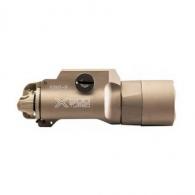Surefire X300T-B Turbo Weapon Light Universal and Pic Mount 650 Lumens Tan Thumb Screw - X300T-B-TN